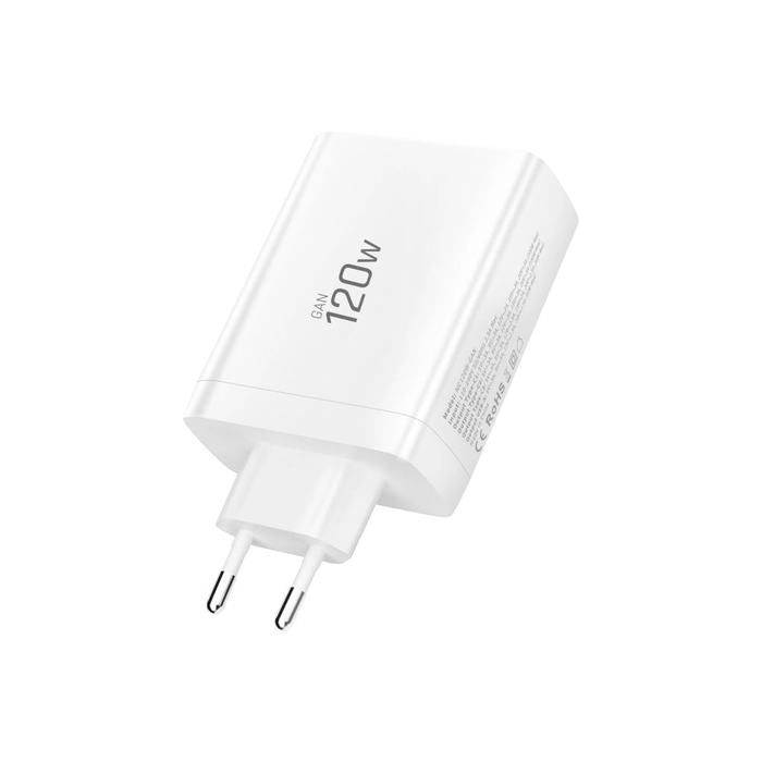 Tech-Protect NC120W-GAN 4-port Network Charger PD 120W / QC3.0 White