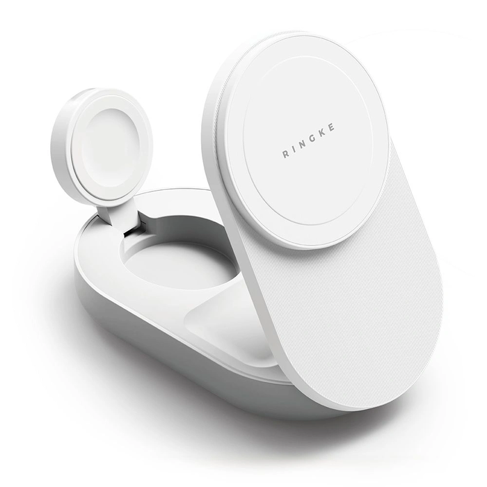 Ringke Qi2.2 25w 3in1 Magnetic MagSafe Wireless Folding Charger White