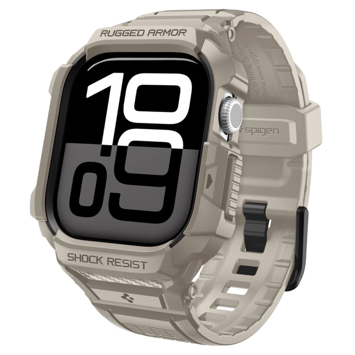 Spigen Rugged Armor Pro V2 Apple Watch 10 / 11 46mm Dune Beige
