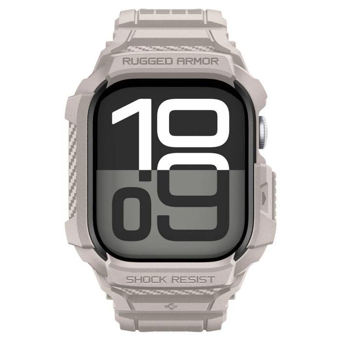 Spigen Rugged Armor Pro V2 Apple Watch 10 / 11 46mm Dune Beige