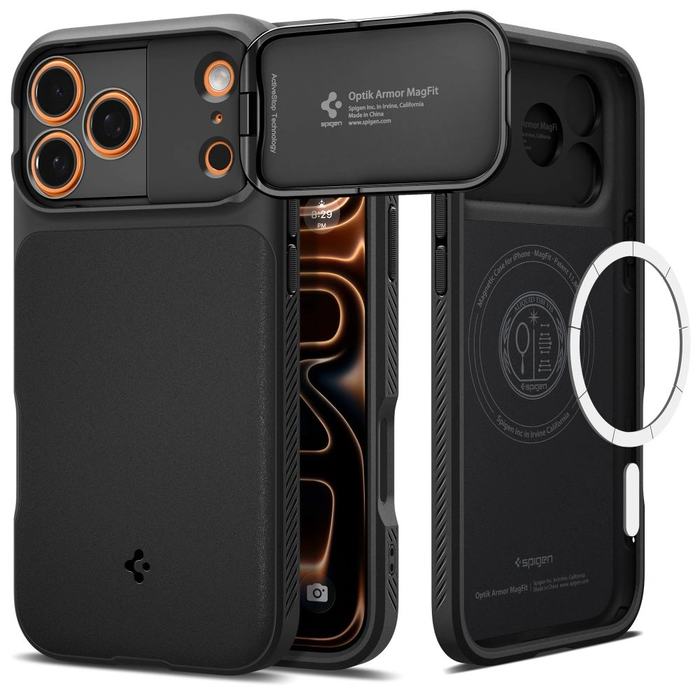 Spigen Optik Armor Mag MagSafe Apple iPhone 17 Pro / 18 Pro Black