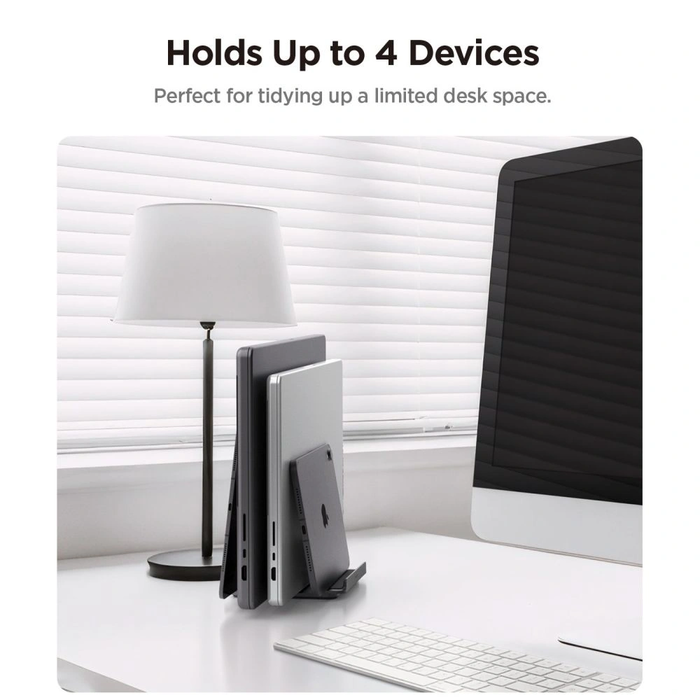Spigen LD208S4 Vertical Laptop Stand Space Grey