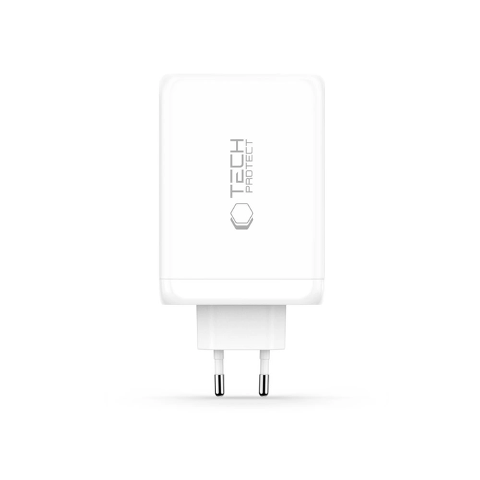 Tech-Protect NC240W-GAN 4-port Network Charger PD 240W / QC3.0 White