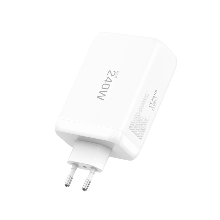 Tech-Protect NC240W-GAN 4-port Network Charger PD 240W / QC3.0 White