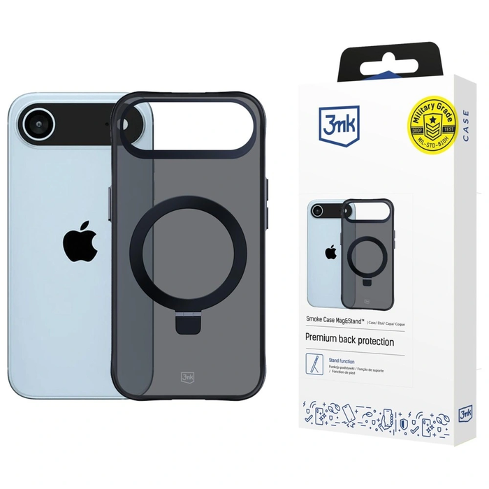 3MK Smoke Case Mag&Stand Apple iPhone Air