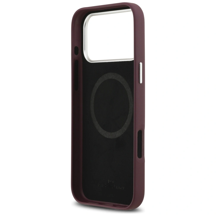 BMW Sign Full Wrapped Metal MagSafe Apple iPhone 17 Pro Max red