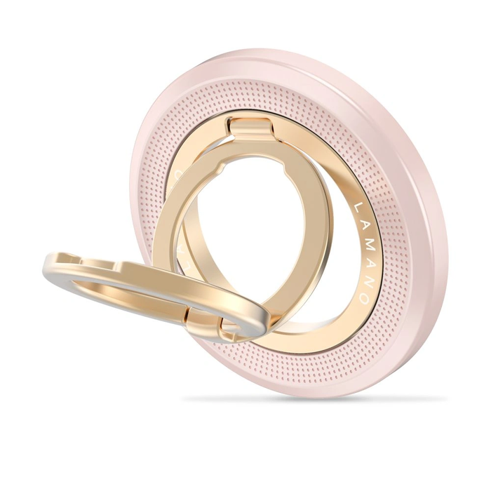 Tech-Protect MMR700 Lamano Magnetic MagSafe Phone Ring Pink/gold