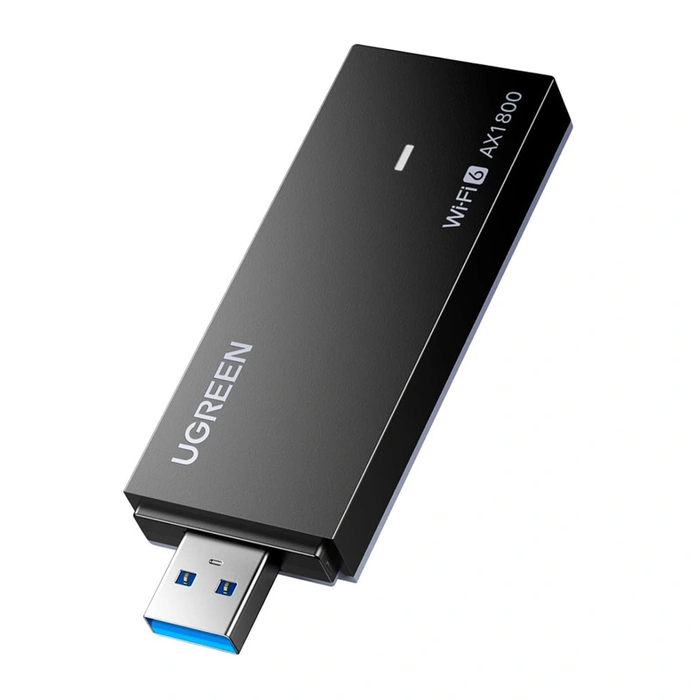 UGREEN CM499 USB Network Card Wi-Fi 6 1800 Mb/s 2.4 + 5 GHz (black)