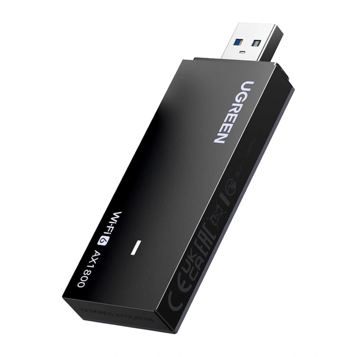 UGREEN CM499 USB Network Card Wi-Fi 6 1800 Mb/s 2.4 + 5 GHz (black)