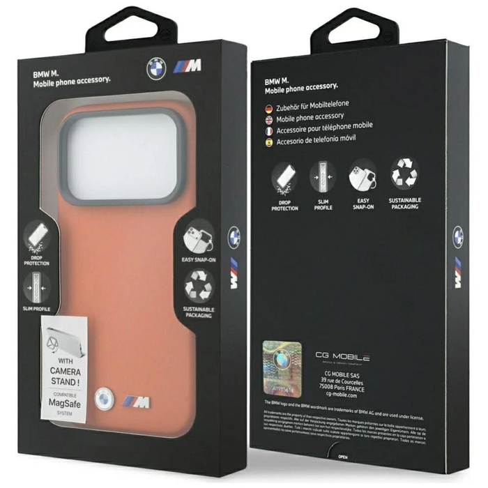 BMW M Metal Logo MagSafe Apple iPhone 17 Pro orange