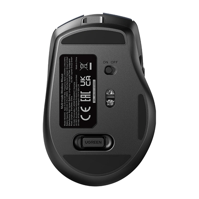 UGREEN Wireless Mouse MU006S Bluetooth 5.4 + 2.4 GHz USB-C (black)