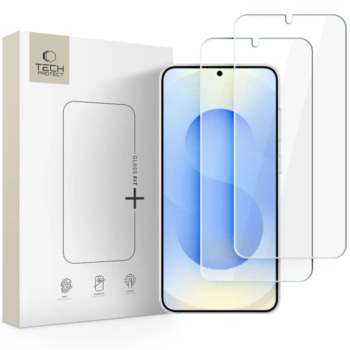 Tech-Protect Glass Fit+ Samsung Galaxy S26 Clear [2 PACK]