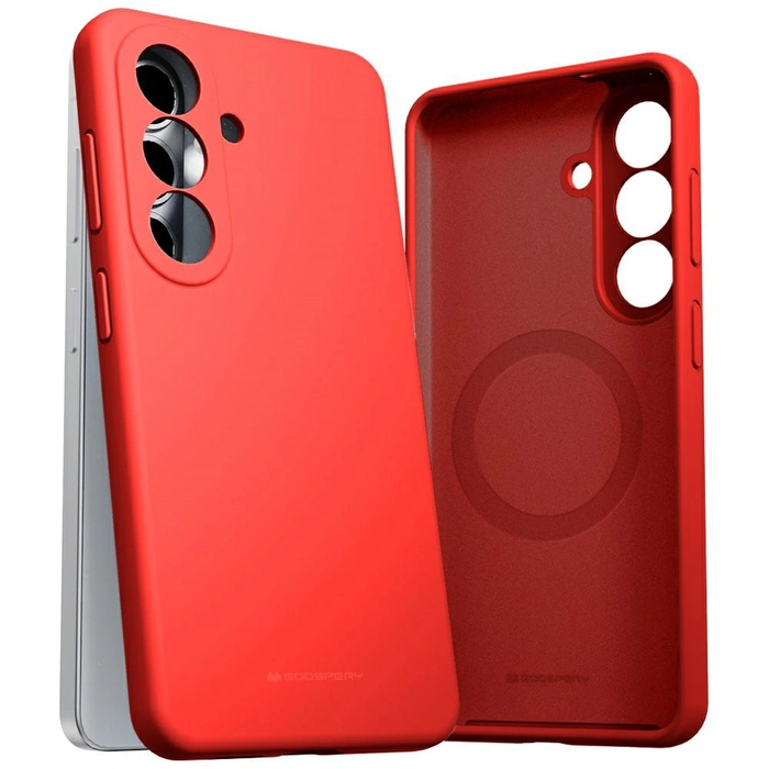Mercury Pure MagSafe Silicone Samsung Galaxy S26 red