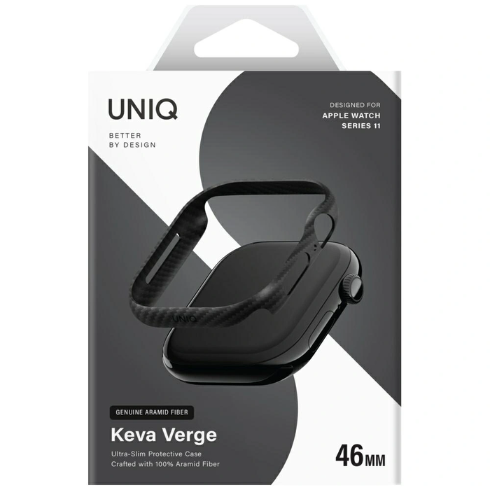 UNIQ Keva Verge Apple Watch Series 10 / 11 46mm black