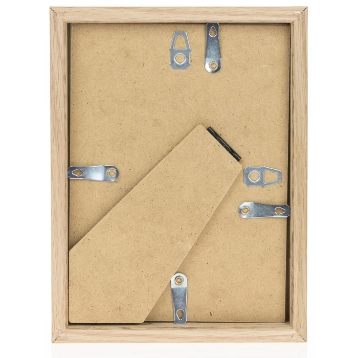 ZEP Malmo Wooden Picture Frame with Beige Mat (Passepartout) - 15 x 20 cm