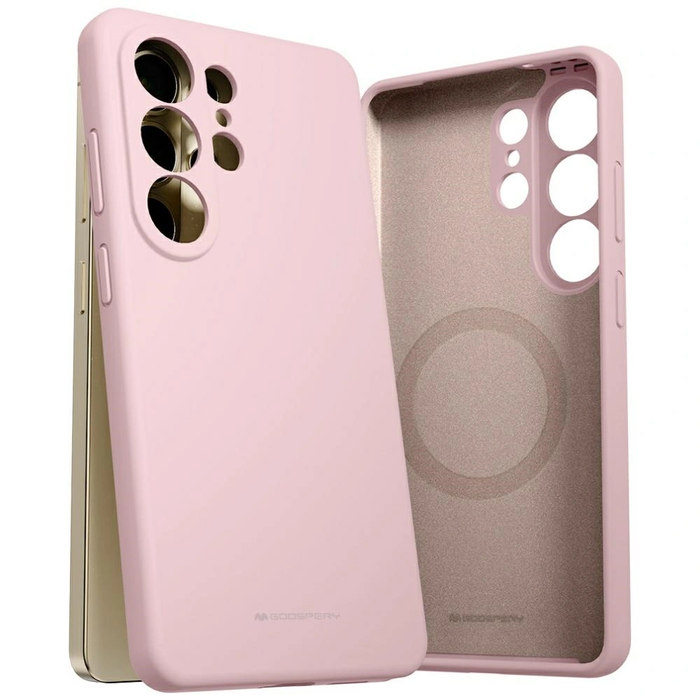 Mercury Pure MagSafe Silicone Samsung Galaxy S26 Ultra pink-sandy