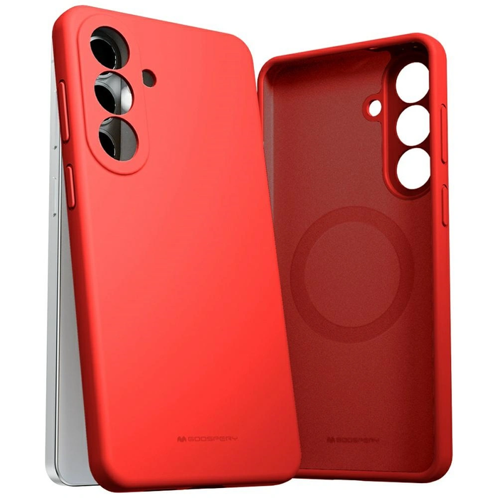 Mercury Pure MagSafe Silicone Samsung Galaxy S26+ Plus red
