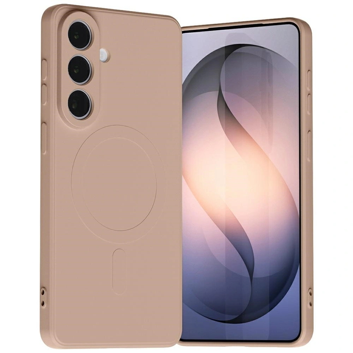 Mercury Semi-Silicone MagSafe Samsung Galaxy S26+ Plus pink-sandy