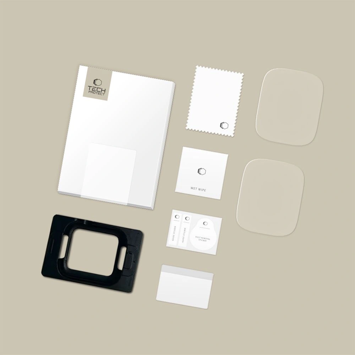 Tech-Protect Supreme Set+ Apple Watch 4 / 5 / 6 / SE 1 / 2 / 3 44mm Clear [2 PACK]