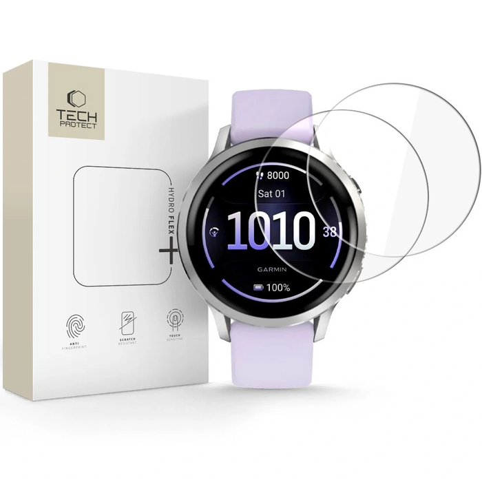 Tech-Protect Hydro Flex+ Garmin Venu 4 41mm Clear [2 PACK]