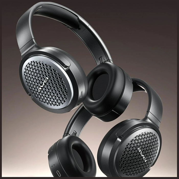 AWEI AT78 ANC Wireless Over-Ear Headphones Bluetooth 6.0 Black