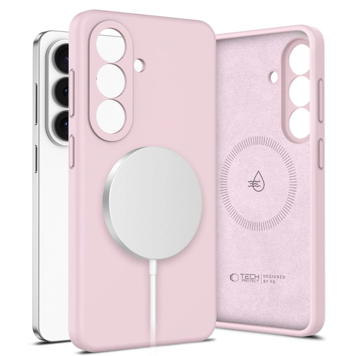 Tech-Protect Silicone MagSafe Samsung Galaxy S26 Pink Pearl