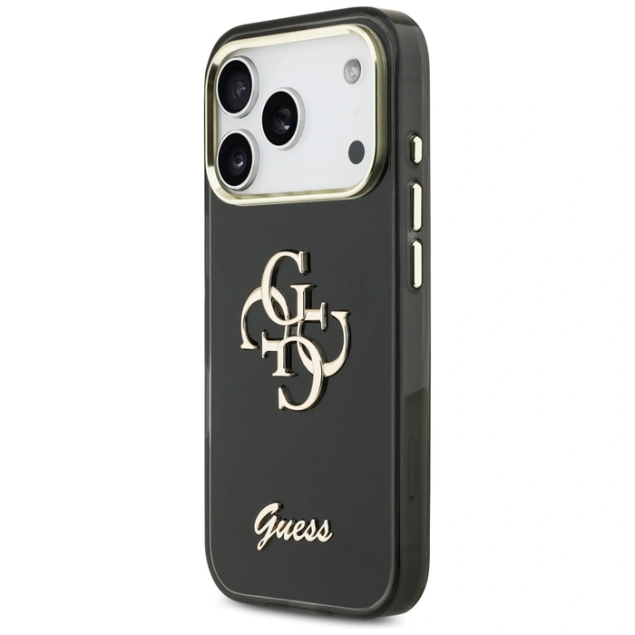 Guess IML 4G Script Metal Apple iPhone 17 Pro black