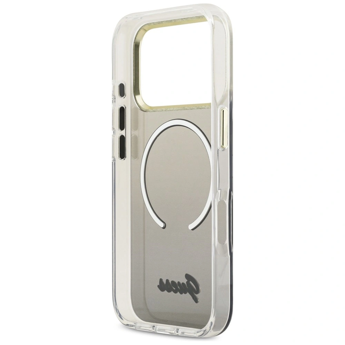 Guess IML Gradient Script Metal MagSafe Apple iPhone 17 Pro Max black
