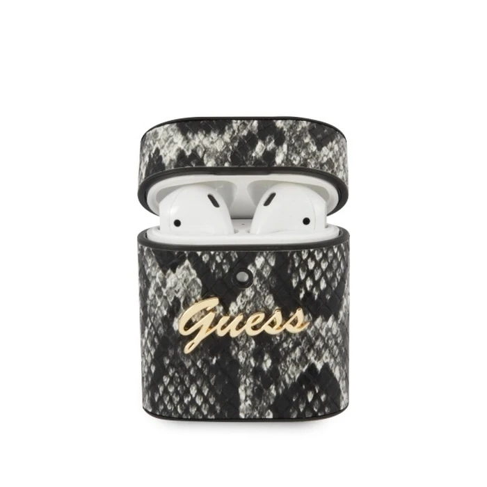 Guess GUACA2PUSNSMLBK Apple AirPods cover black Python Collection