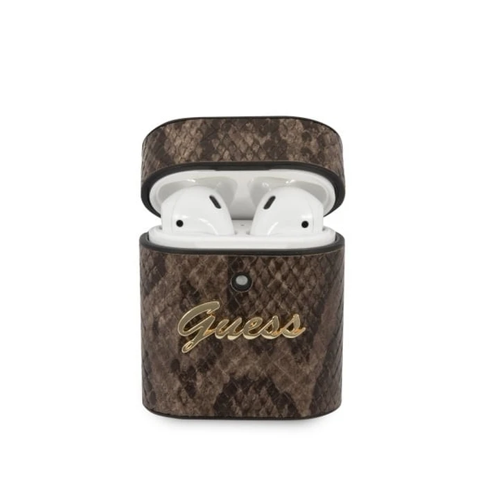 Guess GUACA2PUSNSMLBR Apple AirPods cover brown Python Collection