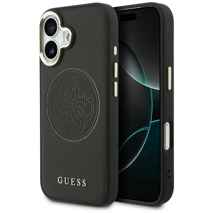 Guess Perforated 4G MagSafe Apple iPhone 17 black
