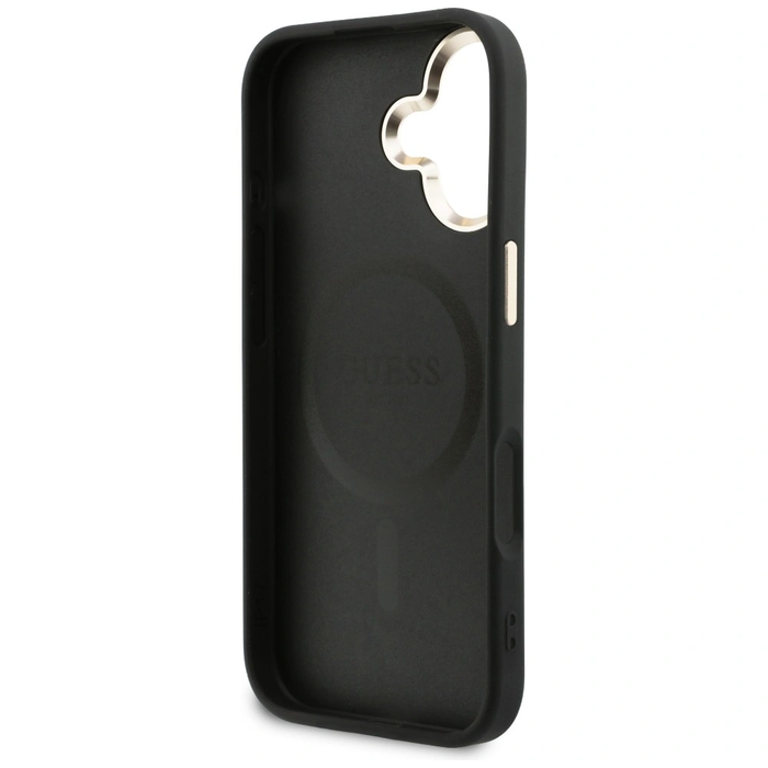 Guess Perforated 4G MagSafe Apple iPhone 17 black