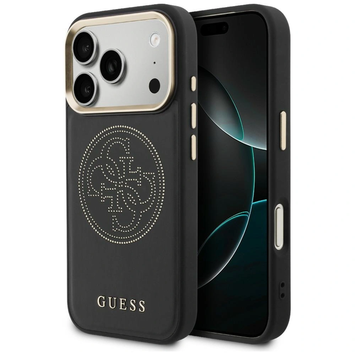 Guess Perforated 4G MagSafe Apple iPhone 17 Pro black