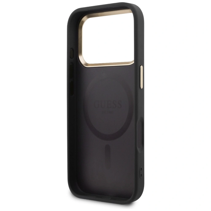 Guess Perforated 4G MagSafe Apple iPhone 17 Pro black