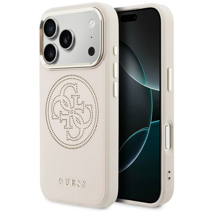Guess Perforated 4G MagSafe Apple iPhone 17 Pro pink