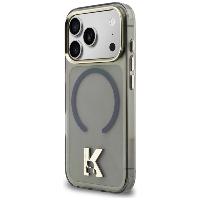 Karl Lagerfeld IML K Head Logo MagSafe Apple iPhone 17 Pro black