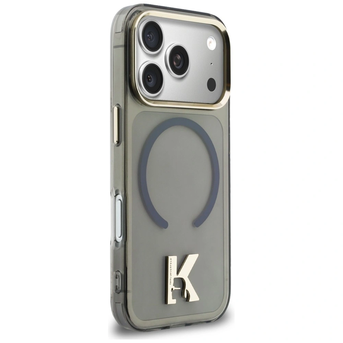 Karl Lagerfeld IML K Head Logo MagSafe Apple iPhone 17 Pro black