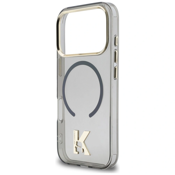 Karl Lagerfeld IML K Head Logo MagSafe Apple iPhone 17 Pro black