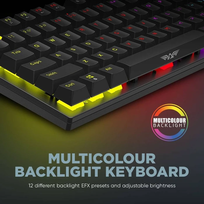 Gaming Πληκτρολόγιο Ενσύρματο Armaggeddon Mechanical MKA-2C NEO Black TACTILE BROWN SWITCH
