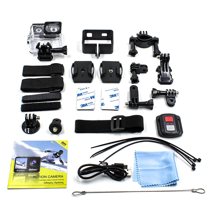 Action Camera Lamtech 5K/EIS DUAL SCREEN