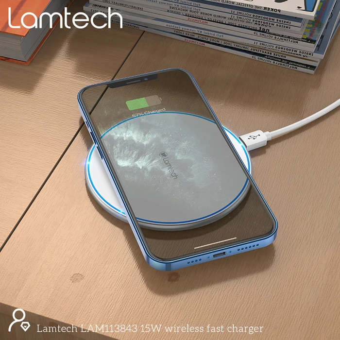 Ασύρματος Φορτιστής Lamtech FAST CHARGER 15W