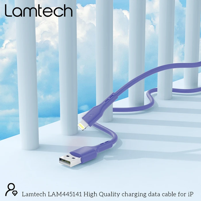 Καλώδιο Lightning Lamtech Lightning 1m BLUE
