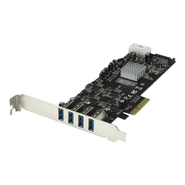 Κάρτα Δικτύου PCIe StarTech 4 port USB 3.0 SuperSpee with 4 5Gb / s channels