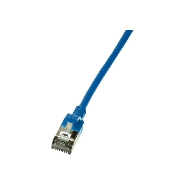Καλώδιο Δικτύου LogiLink SlimLine - patch cable - 1 m - blue, RAL 5015