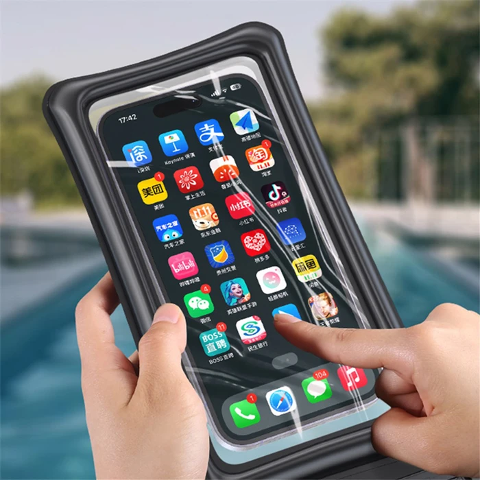 Αδιάβροχη Θήκη Usams Smartphone Us-Yd011, Έως 7", Ipx8, Μαύρη