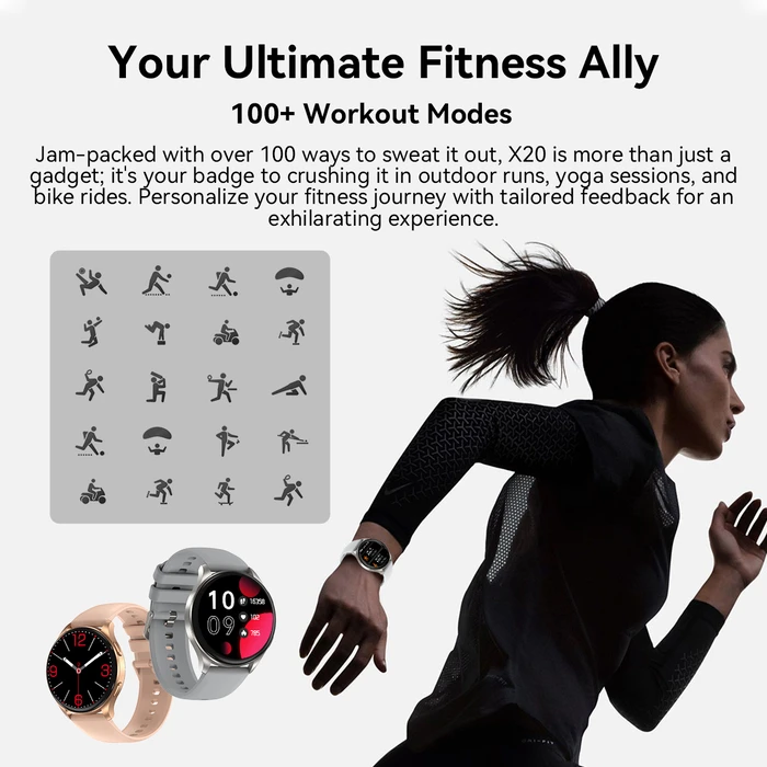 Smartwatch Blackview Bt5.3 Amoled Ultra-Clear Display Black