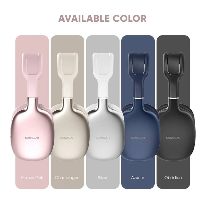 Ακουστικά Bluetooth Sonicgear 2024 Airphone 6 Mauve Pink