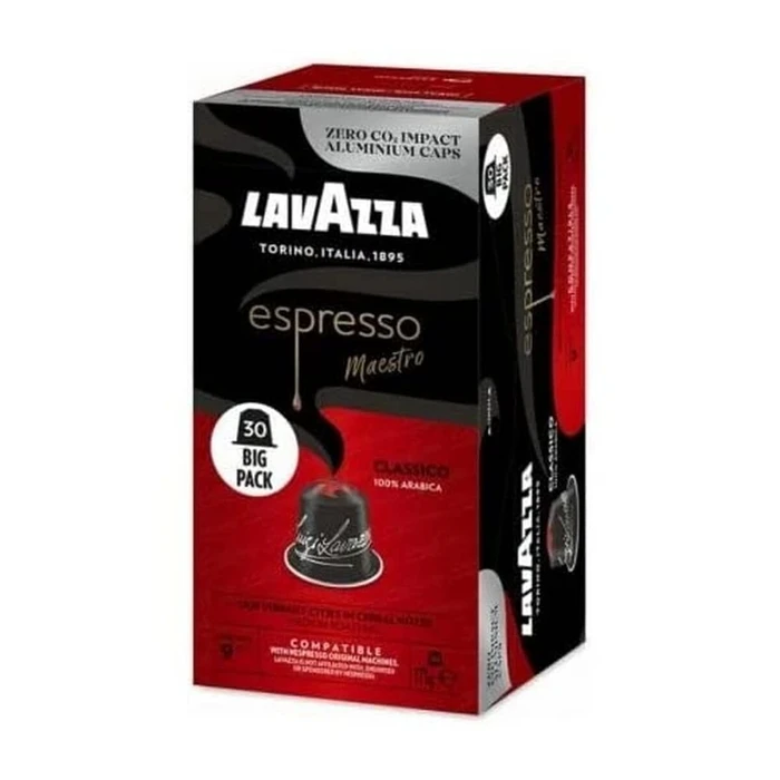 Lavazza Κάψουλες Espresso Maestro Classico Συμβατές με Μηχανή Nespresso 30caps