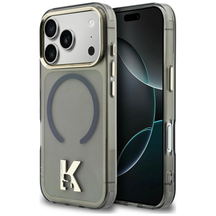 Karl Lagerfeld IML K Head Logo MagSafe Apple iPhone 17 Pro Max black