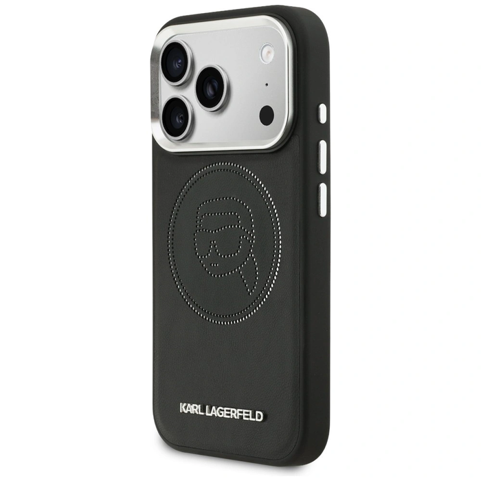 Karl Lagerfeld K Head Point Logo MagSafe Apple iPhone 17 Pro black